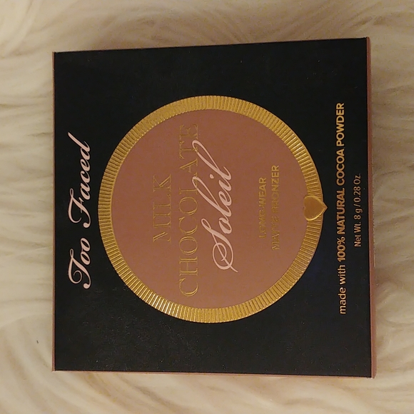 🤎FIRM! NWT TOO FACED MILK CHOCOLATE SOLEIL LONG WEAR MATTE BRONZER - Picture 2 of 11